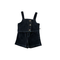 Load image into Gallery viewer, 2 Pieces Set Baby Kid Girls Tank Tops And Solid Color Shorts Wholesale 23071292
