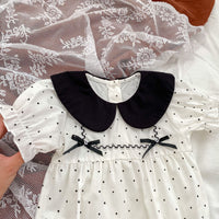 Load image into Gallery viewer, Baby Girls Polka dots Rompers Wholesale 23071293

