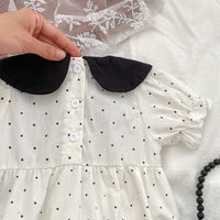 Load image into Gallery viewer, Baby Girls Polka dots Rompers Wholesale 23071293
