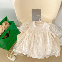Load image into Gallery viewer, Baby Girls Solid Color Rompers Wholesale 23071294
