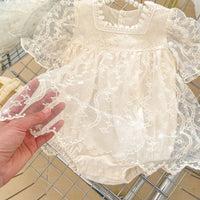 Load image into Gallery viewer, Baby Girls Solid Color Rompers Wholesale 23071294
