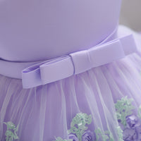 Load image into Gallery viewer, Baby Girls Solid Color Flower Dressy Princess Dresses Wholesale 23080306
