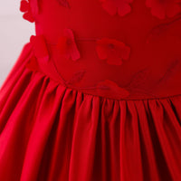 Load image into Gallery viewer, Baby Kid Girls Solid Color Embroidered Dressy Princess Dresses Wholesale 230803105
