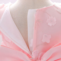 Load image into Gallery viewer, Baby Kid Girls Solid Color Embroidered Dressy Princess Dresses Wholesale 230803105
