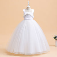 Load image into Gallery viewer, Kid Girls Solid Color Dressy Princess Dresses Wholesale 230803110
