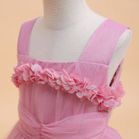 Load image into Gallery viewer, Kid Girls Solid Color Dressy Princess Dresses Wholesale 230803110
