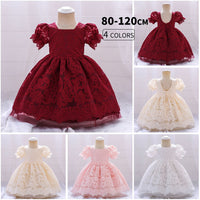 Load image into Gallery viewer, Baby Kid Girls Solid Color Dressy Princess Dresses Wholesale 230803111
