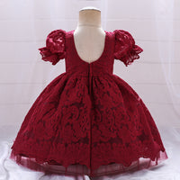 Load image into Gallery viewer, Baby Kid Girls Solid Color Dressy Princess Dresses Wholesale 230803111
