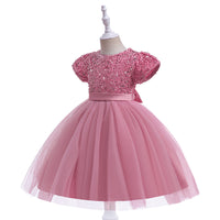 Load image into Gallery viewer, Kid Girls Solid Color Dressy Princess Dresses Wholesale 230803113
