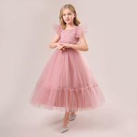 Load image into Gallery viewer, Kid Girls Solid Color Dressy Princess Dresses Wholesale 230803120
