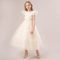Load image into Gallery viewer, Kid Girls Solid Color Dressy Princess Dresses Wholesale 230803120

