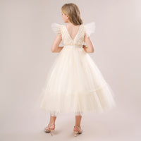 Load image into Gallery viewer, Kid Girls Solid Color Dressy Princess Dresses Wholesale 230803120
