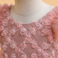 Load image into Gallery viewer, Kid Girls Solid Color Dressy Princess Dresses Wholesale 230803120
