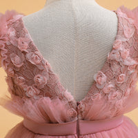 Load image into Gallery viewer, Kid Girls Solid Color Dressy Princess Dresses Wholesale 230803120
