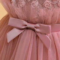 Load image into Gallery viewer, Kid Girls Solid Color Dressy Princess Dresses Wholesale 230803120
