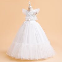 Load image into Gallery viewer, Kid Girls Solid Color Dressy Princess Dresses Wholesale 230803120
