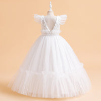 Load image into Gallery viewer, Kid Girls Solid Color Dressy Princess Dresses Wholesale 230803120
