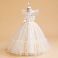 Load image into Gallery viewer, Kid Girls Solid Color Dressy Princess Dresses Wholesale 230803120
