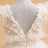 Load image into Gallery viewer, Kid Girls Solid Color Dressy Princess Dresses Wholesale 230803120
