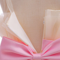 Load image into Gallery viewer, Baby Kid Big Kid Girls Solid Color Color-blocking Dressy Princess Dresses Wholesale 230803124
