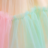 Load image into Gallery viewer, Baby Kid Big Kid Girls Solid Color Color-blocking Dressy Princess Dresses Wholesale 230803124
