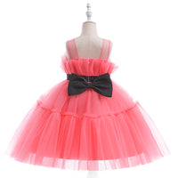 Load image into Gallery viewer, Baby Kid Big Kid Girls Solid Color Color-blocking Dressy Princess Dresses Wholesale 230803124
