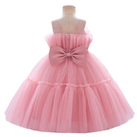 Load image into Gallery viewer, Baby Kid Big Kid Girls Solid Color Color-blocking Dressy Princess Dresses Wholesale 230803124
