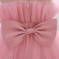 Load image into Gallery viewer, Baby Kid Big Kid Girls Solid Color Color-blocking Dressy Princess Dresses Wholesale 230803124
