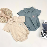 Load image into Gallery viewer, Baby Boys Solid Color Rompers Wholesale 230803130
