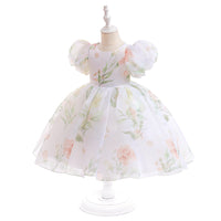 Load image into Gallery viewer, Kid Girls Flower Print Dressy Princess Dresses Wholesale 230803133
