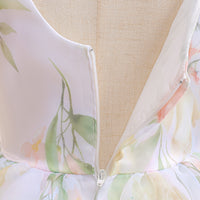 Load image into Gallery viewer, Kid Girls Flower Print Dressy Princess Dresses Wholesale 230803133
