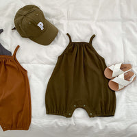 Load image into Gallery viewer, Baby Kid Boys Solid Color Rompers Wholesale 230803154
