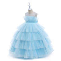 Load image into Gallery viewer, Kid Girls Solid Color Dressy Princess Dresses Wholesale 230803161
