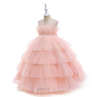 Load image into Gallery viewer, Kid Girls Solid Color Dressy Princess Dresses Wholesale 230803161
