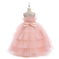 Load image into Gallery viewer, Kid Girls Solid Color Dressy Princess Dresses Wholesale 230803161
