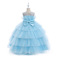 Load image into Gallery viewer, Kid Girls Solid Color Dressy Princess Dresses Wholesale 230803161
