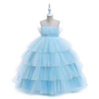Load image into Gallery viewer, Kid Girls Solid Color Dressy Princess Dresses Wholesale 230803161
