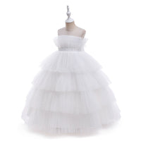 Load image into Gallery viewer, Kid Girls Solid Color Dressy Princess Dresses Wholesale 230803161
