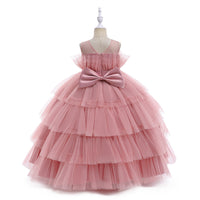 Load image into Gallery viewer, Kid Girls Solid Color Dressy Princess Dresses Wholesale 230803161
