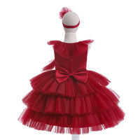 Load image into Gallery viewer, Kid Girls Solid Color Dressy Princess Dresses Wholesale 230803188
