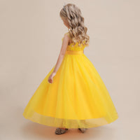 Load image into Gallery viewer, Kid Girls Solid Color Bow Dressy Princess Dresses Wholesale 230803189
