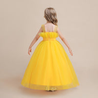 Load image into Gallery viewer, Kid Girls Solid Color Bow Dressy Princess Dresses Wholesale 230803189
