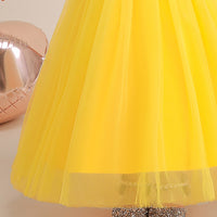 Load image into Gallery viewer, Kid Girls Solid Color Bow Dressy Princess Dresses Wholesale 230803189
