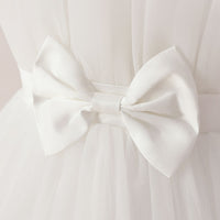 Load image into Gallery viewer, Kid Girls Solid Color Bow Dressy Princess Dresses Wholesale 230803189
