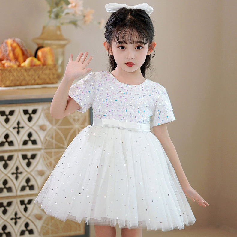 Kid Big Kid Girls Solid Color Dresses Wholesale 230803199