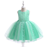 Load image into Gallery viewer, Kid Girls Solid Color Dressy Princess Dresses Wholesale 230803207
