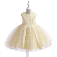 Load image into Gallery viewer, Kid Girls Solid Color Dressy Princess Dresses Wholesale 230803207
