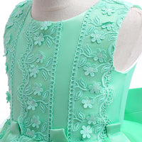 Load image into Gallery viewer, Kid Girls Solid Color Dressy Princess Dresses Wholesale 230803207
