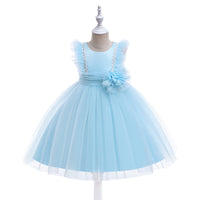 Load image into Gallery viewer, Kid Girls Solid Color Dressy Princess Dresses Wholesale 230803208
