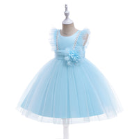 Load image into Gallery viewer, Kid Girls Solid Color Dressy Princess Dresses Wholesale 230803208
